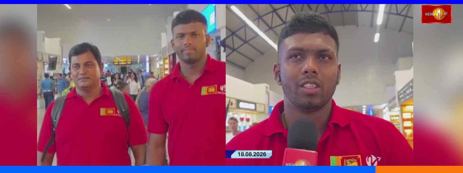 තරගාවලි 4ක් වෙනුවෙන් රුමේෂ් තරංග දිවයිනෙන් පිටවයයි